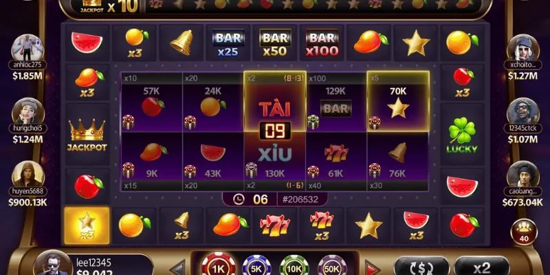 Xèng Hoa quả Rikvip